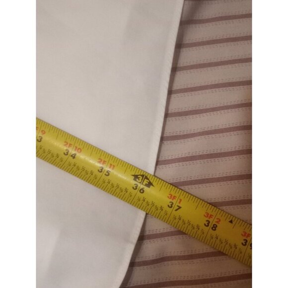 Roundtree Yorke Gold Label Dress Shirt 19 (3XL) Tall White Non Iron EZ Wash - Picture 13 of 13